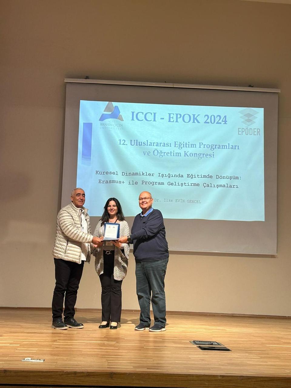 Ağrı – 12. Uluslararası Eğitim Programları ve Öğretim Kongresi (ICCIEPOK-2024) - Prof. Dr. İlke Evin Gencel akademik etkinlik fotoğrafı